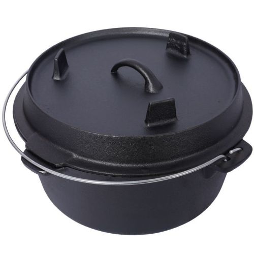 Outdoor Camping Deep Pot for Camping Cooking BBQ Baking Outdoor Camping Deep Pot for Camping Cooking BBQ Baking