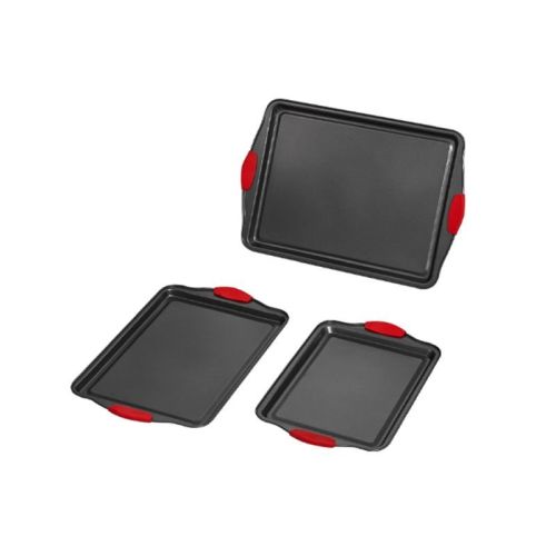 Nonstick Baking Pan Set 3-Piece for Household Cooking Nonstick Baking Pan Set 3-Piece for Household Cooking